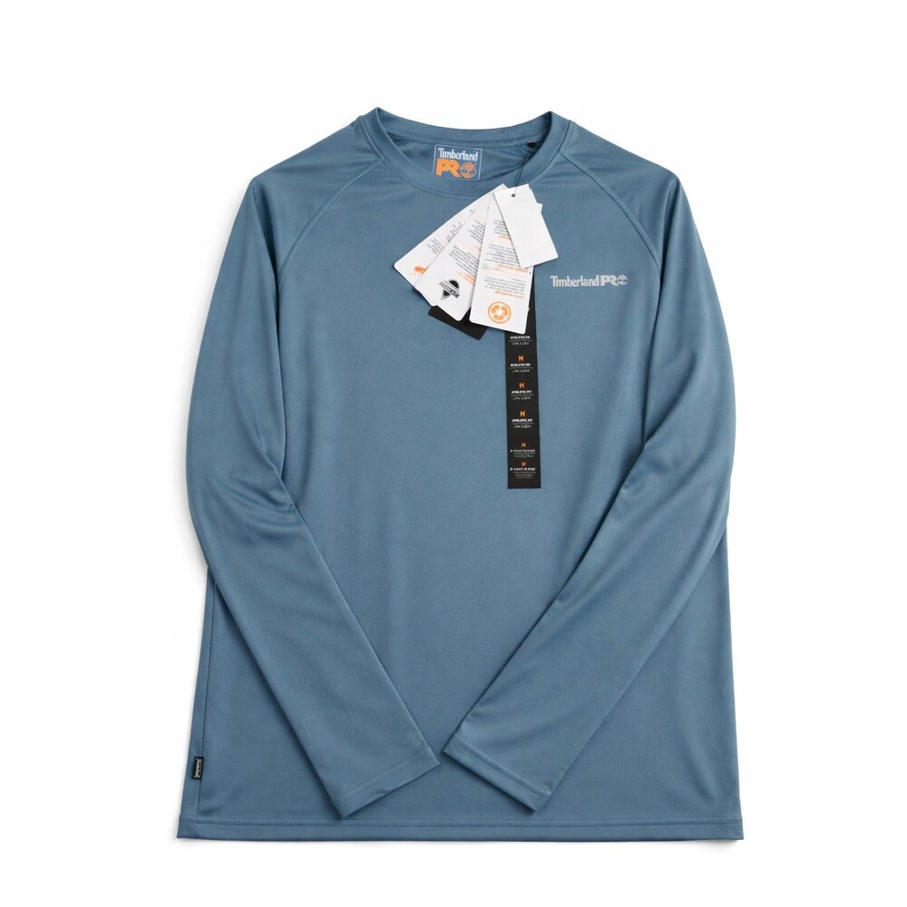 Timberland PRO Women’s Blue Long Sleeve Athletic Fit Work Shirt Size M